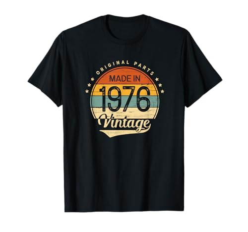 Classic Vintage 1976 Original Parts 49th Birthday Men Women T-Shirt