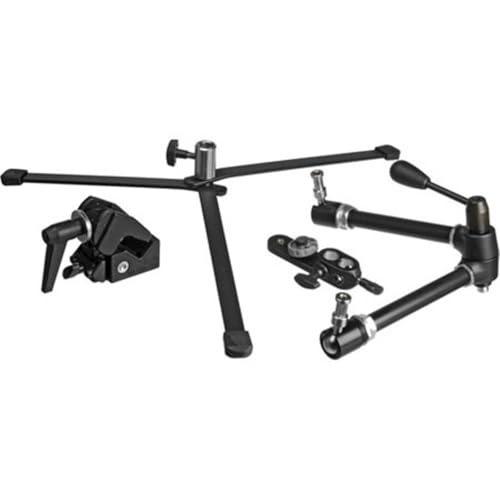 Manfrotto 143 Kit Magic Arm Con Braccio E Base, Nero - 2