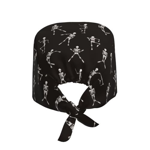 Image of Working Cap Scrub Cap with Sweatband Adjustable Unisex Women Tie Back Hat Nurse Surgical Caps