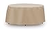 Protective Covers Weatherproof Table Cover, 48 Inch x 54 Inch, Round Table, Tan