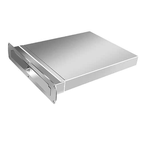 HBGNZU Stainless Steel Yacht Marine Box Ladder Box Hidden Telescopic Water Ladder Three Step Ladder Boat Tail Ladder