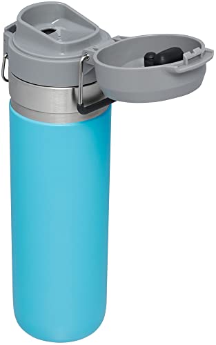 Image of Stanley Quick Flip GO Water Bottle 24 oz | Push Button Lid | Leakproof and Packable for Travel and Sports | Insulated Stainless Steel | BPA-Free | Pool