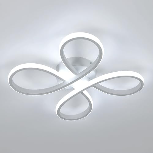 Plafoniere A LED Comely - 2 Pezzi, 24W 2700LM, Luce Calda 3000K, Design Quadrato Moderno - Foto 1