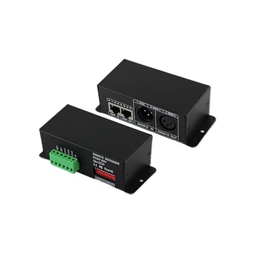 1  8030 DMX512 RGB fR[_ 5V12V24Vdc 3CHx5A RGB Cg  3 `lfR[_ LED RGB LED Xgbv