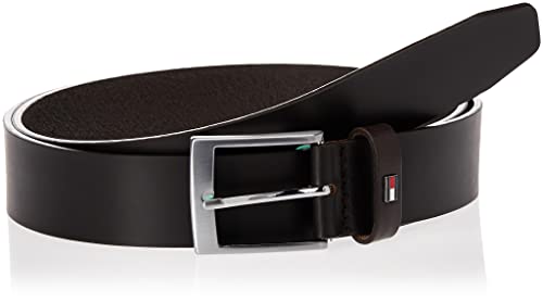 Ceinture en cuir Tommy Hilfiger Adan 3.5 cm marron authentique taille 90 cm