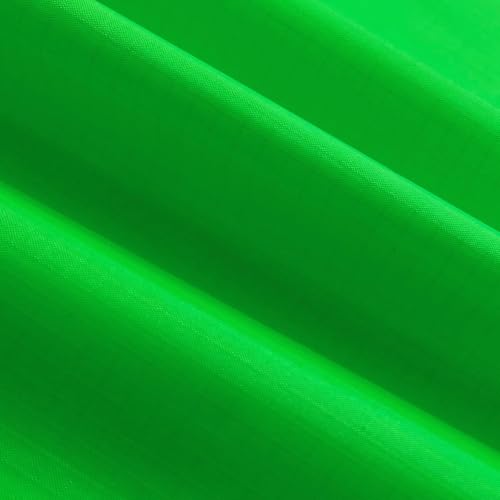 9KM DWLIFE Fabric, Green Waterproof Ripstop Nylon Fabric 40D, 60x78 Inches, Lightweight, PU Coating, Airtight Fabric for Kite, Tent, Flag, Bag, Tarp Cover, DIY Project