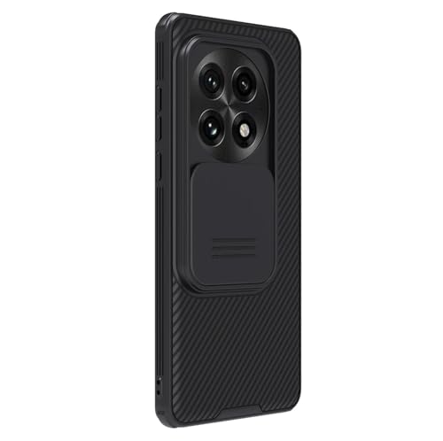 Image of PRITO Nilkin Classic Series Compatible for OnePlus 13 (1+13) Case with Camera Cover, [Camera Lens Protector] [Scratch-Resistant] [360 Full Protection] Shockproof Slim Phone Case (Black, 1+13)