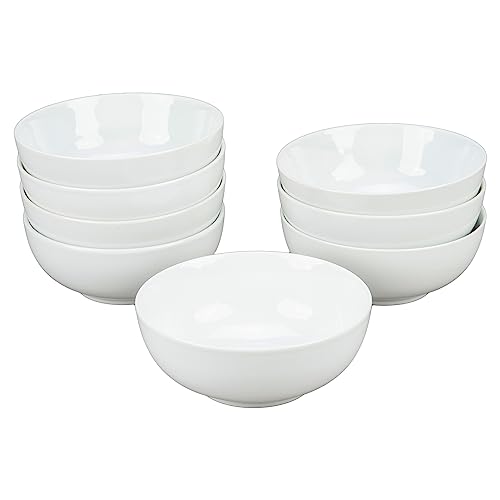 BIA Cordon Bleu Everyday Porcelain Chowder Bowls, Set of 8, White