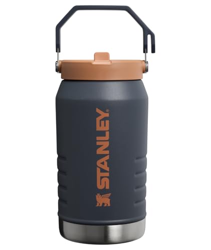 Image of Stanley IceFlow 2.0 Flip Straw Jug with Handle 64 oz | Twist On Lid and Flip Up Straw | Leakproof for Travel and Sports | Insulated Stainless Steel | BPA-Free | Twilight