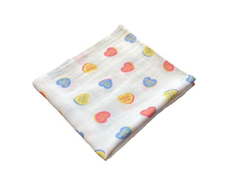 Image of Filipino Mahal Kita Swaddle Blanket - Bamboo Viscose and Cotton Muslin Baby Receiving Blanket | Soft, Breathable & Skin-Friendly Baby Wrap
