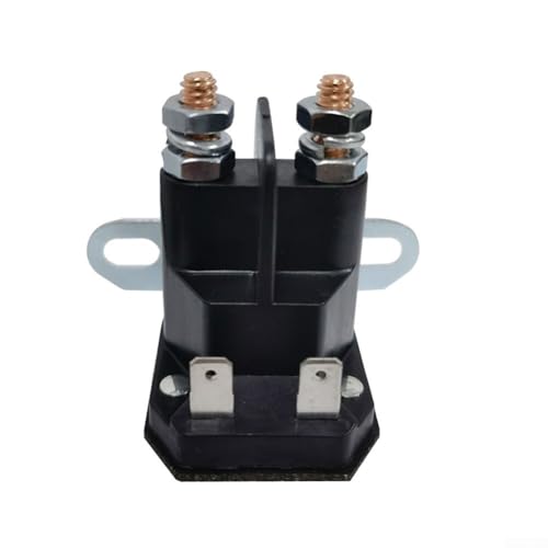 ZWEquipint Relais solénoïde de démarreur 4 bornes 12 V pour 862-1211-211-16, 725-04439, AM138068 pour VTT, motoneige, chariot de golf et équipement de jardin sur pelouse
