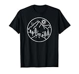 Sunrise Mountain Nature Hiking Camping Outdoors Mountains T-Shirt