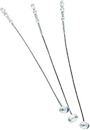 SIGEL 12.5cm Transparent 1000 Liens Antivol SIGEL En Nylon - 12,5 Cm Transparent - Pour Étiquetage Professionnel Serre Flex Transparent