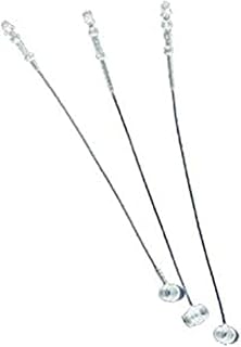 Sigel ZB340 Nylon Cords for Hanging Labels, Transparent, 4.92 inches Long, 1000 pcs.