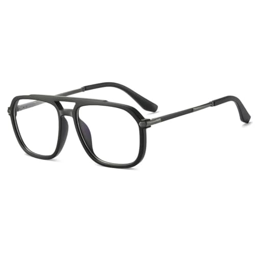 Lunettes homme monture large double faisceau pour style urbain chic