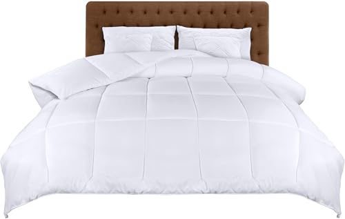 Utopia Bedding Piumone, Primavera/Estivo Piumino, Piumino Leggero, Trapunta Primavera/Estivo 100% Microfibra In Fibra Cava (Primavera/Estivo) (Bianco, 200X200 Cm) - 2