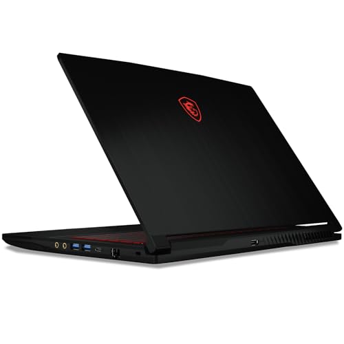 MSI GF63 Slim 15.6" 144Hz FHD Gaming Computer portatile Intel Hexa-Core i5-11400H (Beat i7-10875H), 32GB DDR4 RAM, 1TB PCIe SSD, GeForce RTX 3050 4G, WiFi6, BT5.1, tastiera retroilluminata, Windows - Notebook - Immagine 2