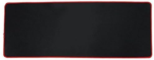Extended Gaming Mouse Pad,Large Size 31.5 x 11.8 inches (Red Edge)