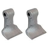  SECURA 2x Maillets pour broyeur à fléaux compatible avec Zanon TFR1300 Faucheuse à fléaux
