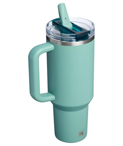 Image of STANLEY Quencher ProTour Flip Straw Tumbler with Leakproof Lid 40 oz | Built-In Straw & Handle | Cupholder Compatible for Travel | Insulated Stainless Steel Cup | BPA-Free | Spring Green