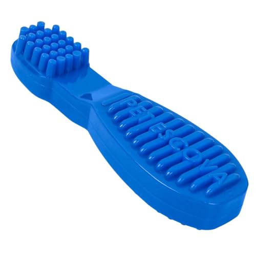 Pet Games Mordedor Super Resistente Escova Nylon para Cães, Tamanho P, Azul