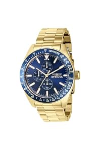 Invicta Men's Aviator Quartz Multifunction Blue Dial Watch 38967