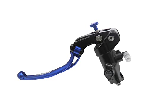 Pompe d'embrayage forgée Kawasaki Z1000 ABS 2017-2022 corps anodisé noir levier bleu DC 1000