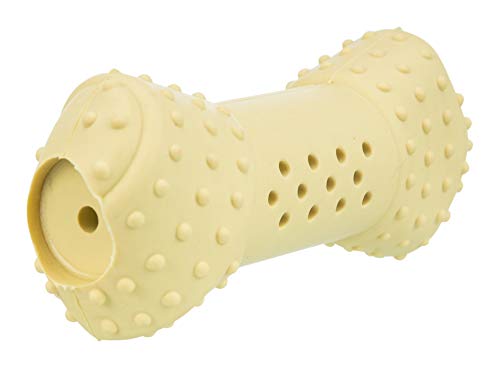 Trixie Junior Kühl-Knochen - praktisches Hundespielzeug aus Gummi für Welpen - 10 cm, Hundeknochen für extra Kauspaß - 33340