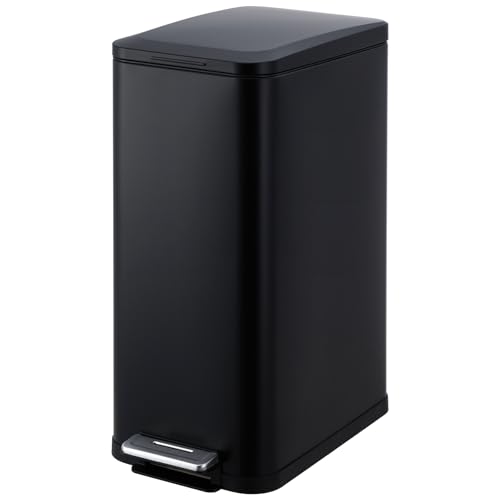 Caneca de Basura Rectangular 50L Acero Inoxidable
