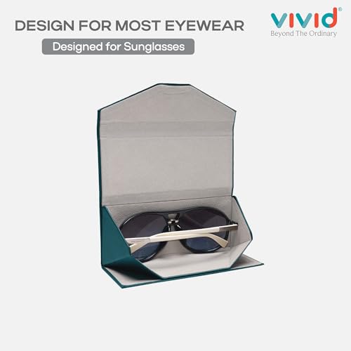 Image of VIVID Unisex Specs Magnetic Eyewear Dabbi Faux Leather Hard Case Cover