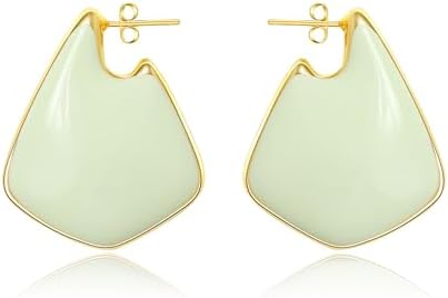SHERLOVE Trendy Gold Plated Knot Earrings for Women Chunky Statement Drop Dangle Earrings Lightweight Hypoallergenic Fashion Accessories Gold Jewelry Gifts for Womens 6