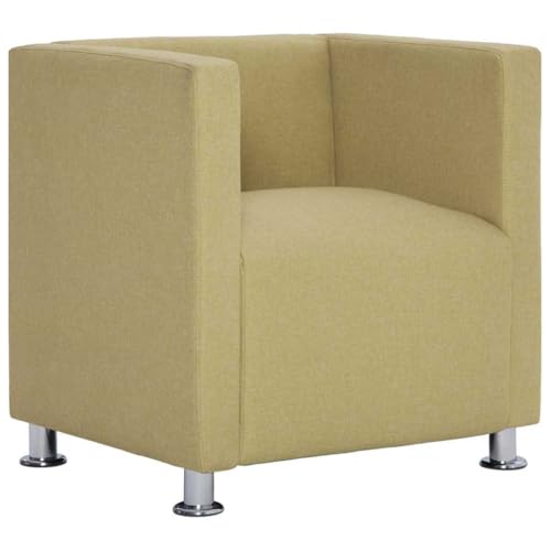 VidaXL Sillón Forma Cubo Cuadrado Tapizado