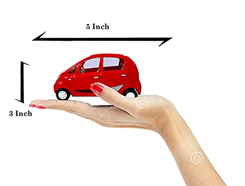 Image of Toys Nano car Toy, Made of Non Toxic Plastic Pull Back Action - No Battery Required, Small Size Around 15 CM Long, Weight Around 100 Grams, with Soft Edges, (Yellow)