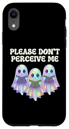 Custodia per iPhone XR Non percepirmi Umorismo introverso Ansia sociale Introverso