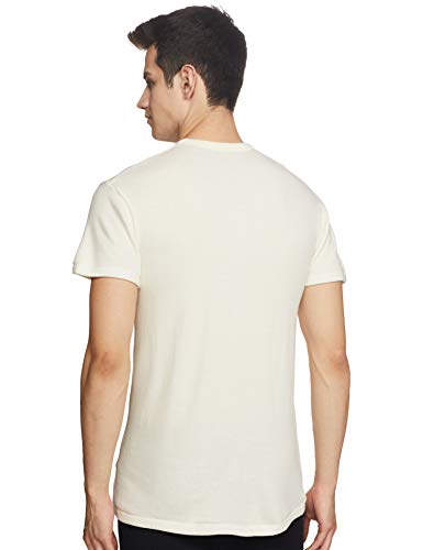 Image of Marks & Spencer Men's Thermal top Base Layer (T14 /7413W /CREAM /M / Cream M)