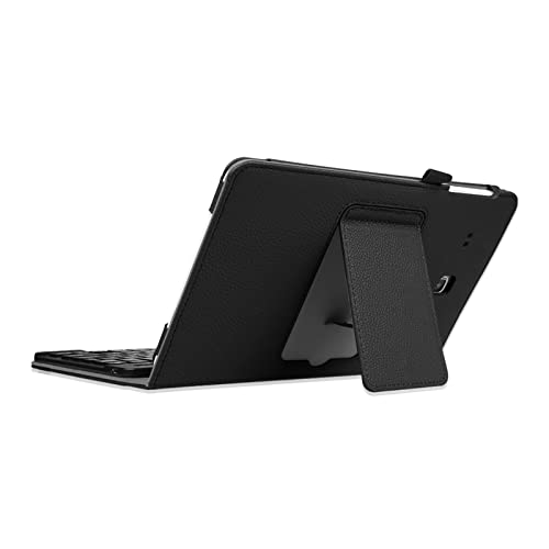 Fintie Keyboard Case For Samsung Galaxy Tab E 9.6 - Slim Fit Pu Leather Stand Cover With Premium Quality [All-Abs Hard Material] Removable Wireless [Long Life Battery] Bluetooth Keyboard, Black #TOP7