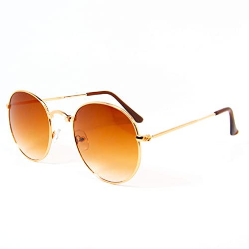 Óculos de sol Round Clássico Proteção UV400 Redondo Unissex Vazcon