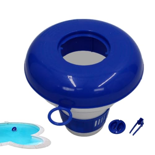 Dispensador de cloro, flotador de cloro, dispensador de medicamentos para piscina, flotador de cloro resistente, dispensador de piscina y spa de gran capacidad, soporte para tabletas de cloro para