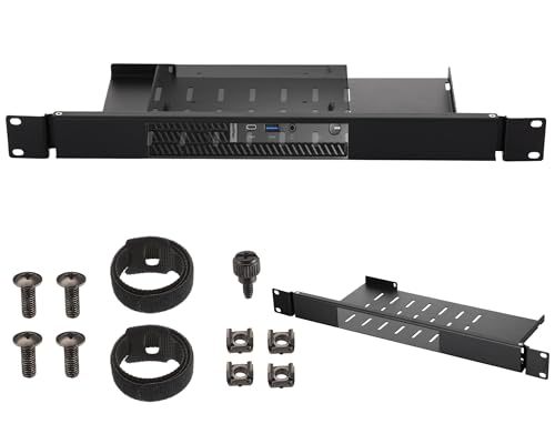 Support en rack compatible avec Dell Optiplex Micro pour armoire 19 pouces 1U
