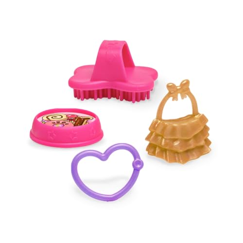 Glam Buddies OMM1523 - Bulldog Taylor, Überraschungs-Set mit Plüsch-Welpe, Handtasche und Zubehör