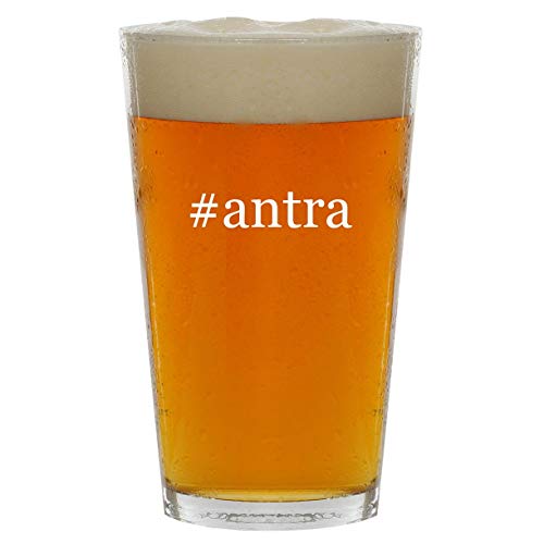 #antra - 16oz Hashtag Clear Glass Beer Pint Glass