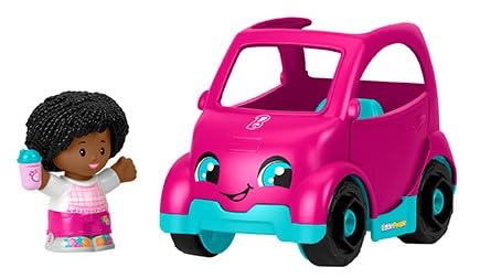 Fisher-Price Little People Barbie Pink Convertible Toddler Toy for Girls Under 3 | Encourages Imaginative Play | 1:1 Sca