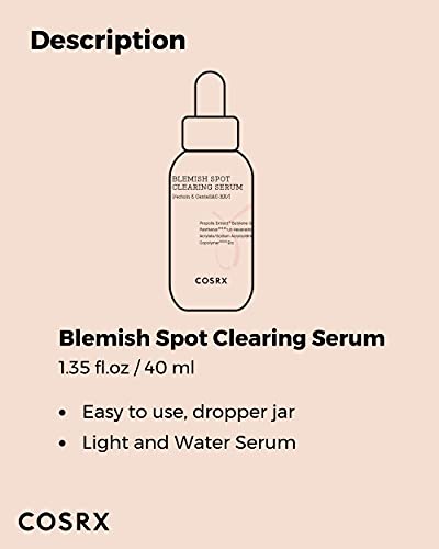 Cosrx Ac Collection Blemish Spot Clearing Serum, 40Ml / 1.35 Fl.oz | Centella, Niacinamide, Egf Serum | Animal Testing Free, Paraben Free #TOP6