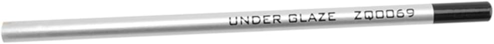 2Pcs Pencils Underglaze Pencils for Decorating Fused Glass and Under Glaze Ceramics Color: Black