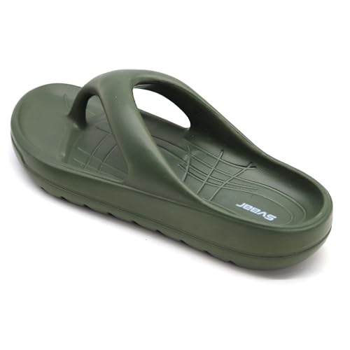Image of SVAAR Soft EVA Slippers for Men | Stylish Anti-Skid Flip-Flops with Arch Support & Bouncy Sole | Lightweight Indoor Outdoor Comfort