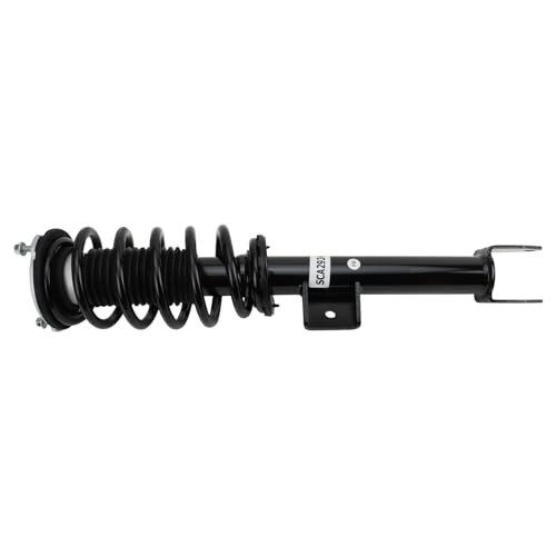 Image of TRQ Front Driver and Passenger Side Strut and Spring Assembly Set Loaded Compatible with 17-22 Tesla 3
