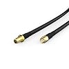 Halo-Son 2,5 m RP-SMA mannelijke naar RP-SMA Vrouwelijke antennekabel, low-loss WLAN-verlengkabel voor WiFi-router 2.4/5 GHz compatibel [CoFlex2700 2,5 m RP SMA Male – RP SMA Female]