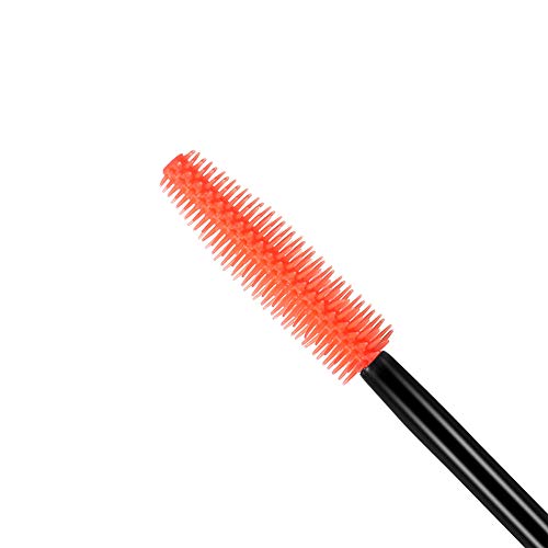 Xiton 50 unidades/paquete de cepillos desechables de silicona para pestañas, aplicadores de pestañas, cejas, extensión de pestañas, accesorios de maquillaje (forma de torre)
