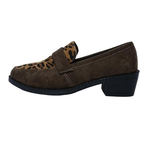 Mocasines ortopédicos de plataforma para mujer, mocasines ortopédicos de gamuza para mujer, cómodos, de parte superior baja, gruesos, ligeros, mocasines de plataforma para negocios, oficina, trabajo