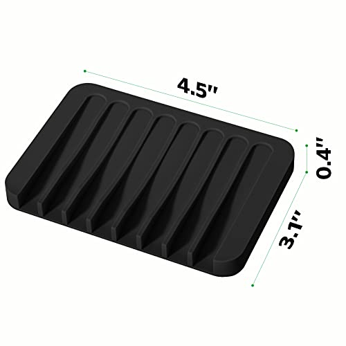 image for Urbanstrive Soap Dish Shower Waterfall Soap Tray Soap Saver Soap Holde